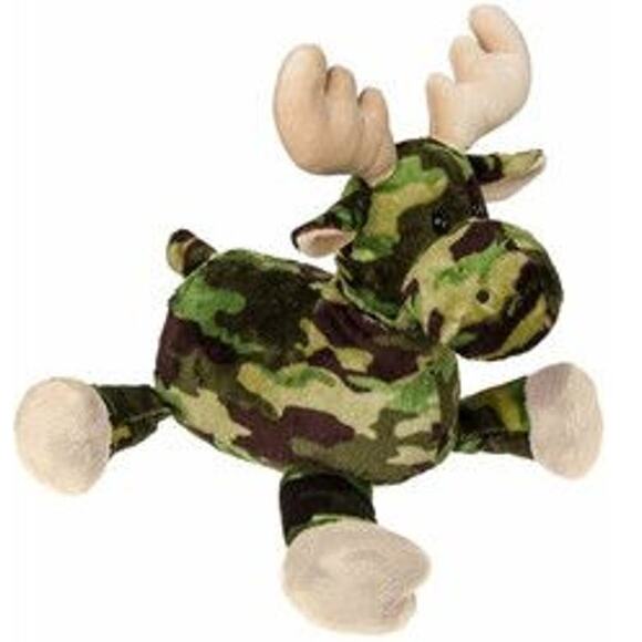 Mary Meyer Plush Moose Team Camo Stuffed Animal Antlers Nursery 40930 Green 12" - Picture 3 of 14